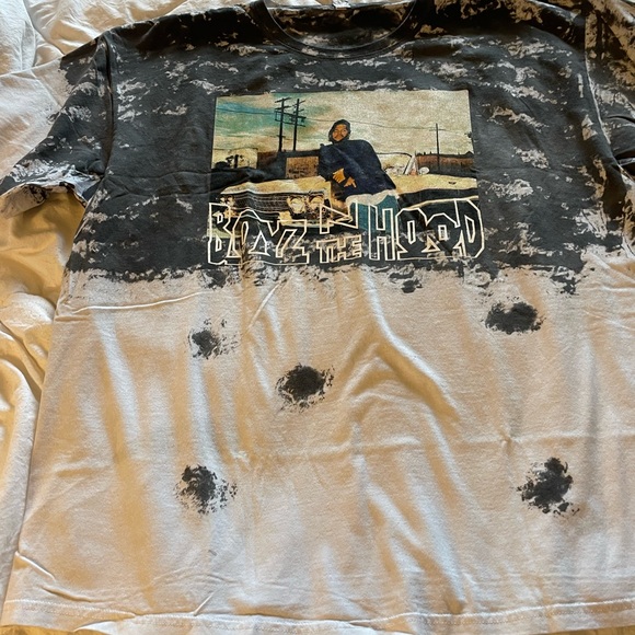 Tie die Ice Cube Boyz In the Hood Black Tie Dye Shirt - Picture 2 of 6